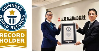 三菱食品設立100周年記念 「713名のたすきリレー動画」がギネス世界記録認定